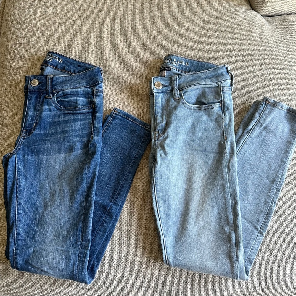 AE super stretch jegging bundle